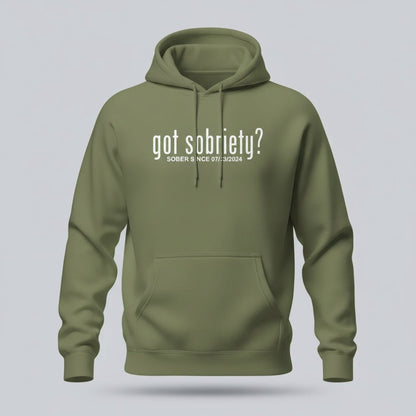 Got Sobriety Recovery Hoodie back view (view 37)