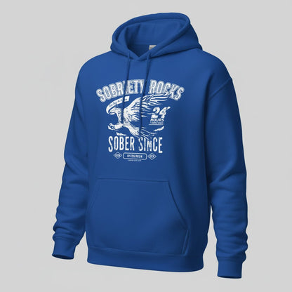 Sober Since Recovery Hoodie featuring the design (view 21)