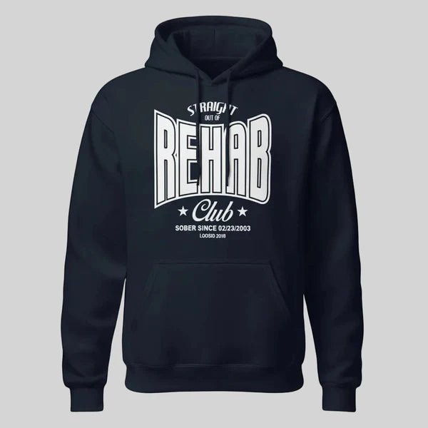 Rehab Recovery Hoodie graphic detail (view 24)