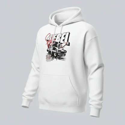 Sober Rebel Custom Sobriety Date Recovery Hoodie graphic detail (view 4)