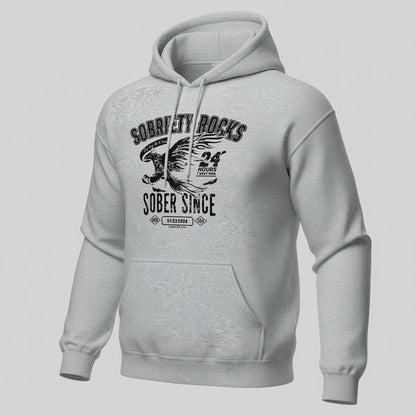 Sober Since Recovery Hoodie side view (view 26)