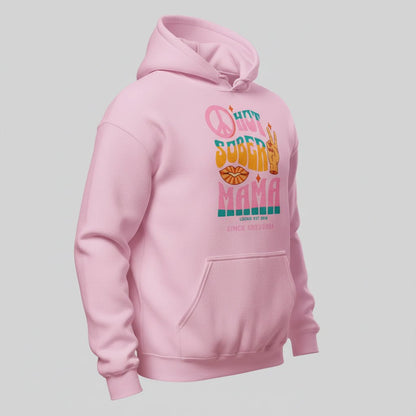 Hot Sober Mama Recovery Hoodie back view (view 37)