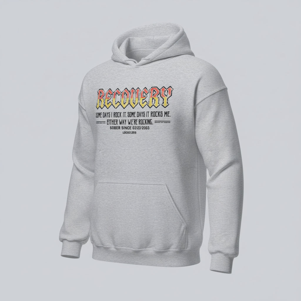 Recovery Rock Recovery Hoodie lifestyle view (view 25)