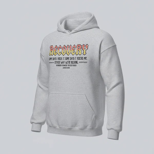 Recovery Rocks Recovery Hoodie featuring the design (view 21)