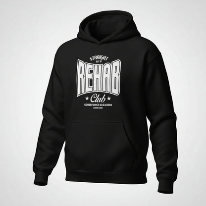 Rehab Recovery Hoodie close-up view (view 22)
