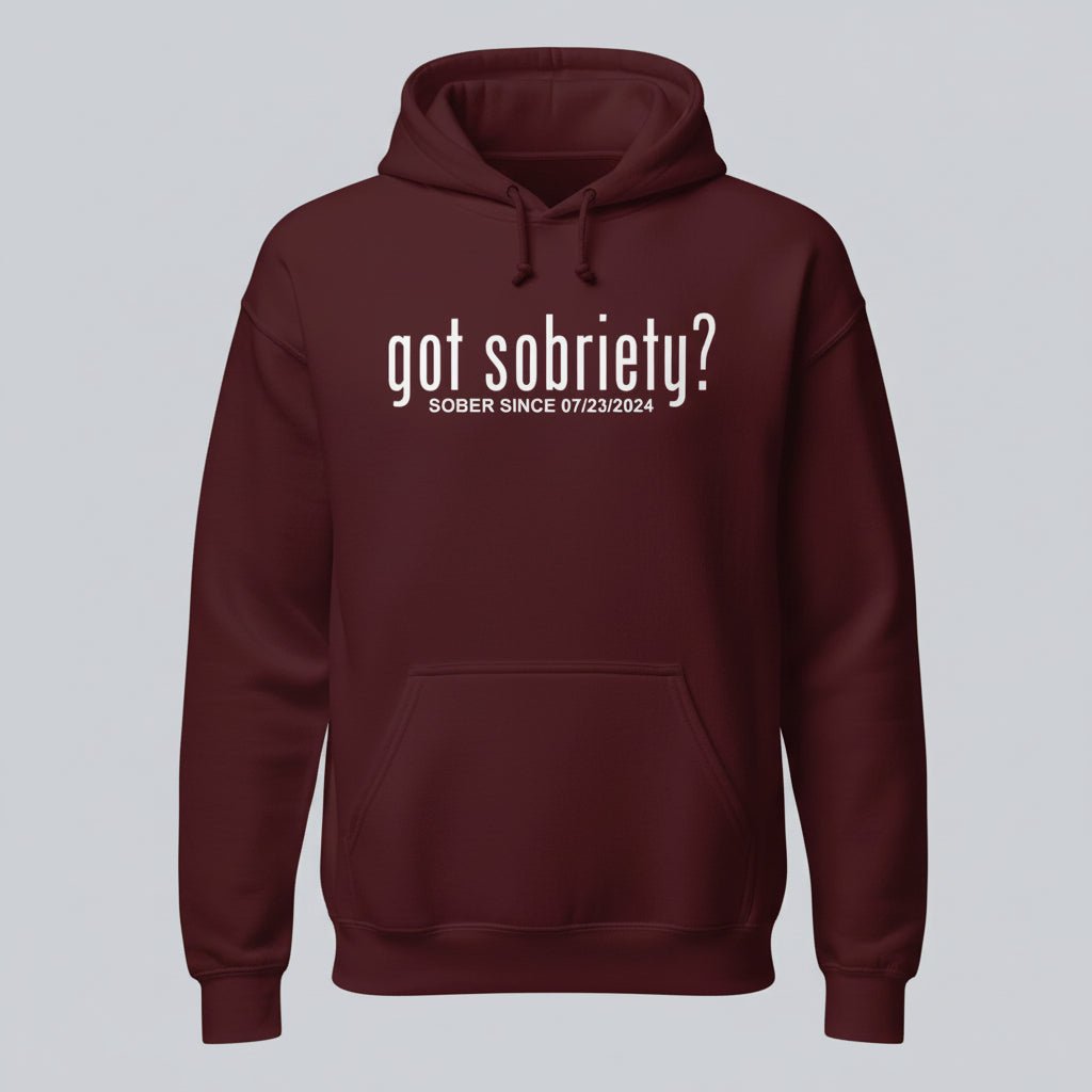 Got Sobriety Recovery Hoodie lifestyle view (view 25)
