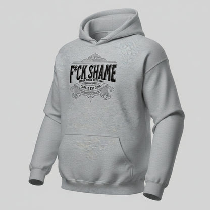 F*ck Shame Recovery Hoodie packaging detail (view 8)