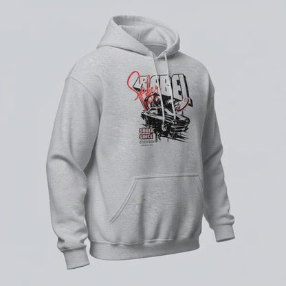 Sober Rebel Custom Sobriety Date Recovery Hoodie back view (view 7)