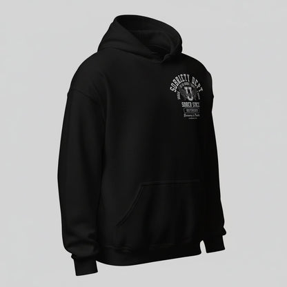 Sobriety Dept Recovery Hoodie graphic detail (view 4)