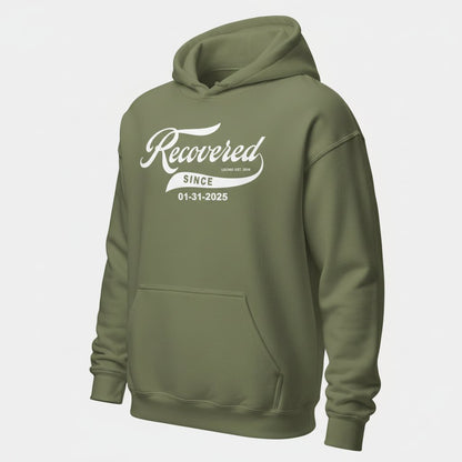Recovered Since Recovery Hoodie lifestyle view (view 15)