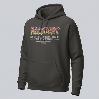 Recovery Rock Recovery Hoodie featuring the design (view 21)