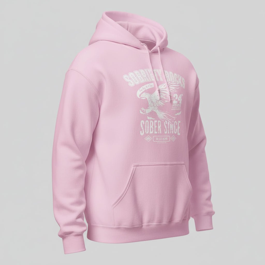 Sober Since Recovery Hoodie featuring the design (view 41)