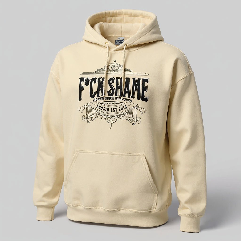 F*ck Shame Recovery Hoodie lifestyle view (view 35)