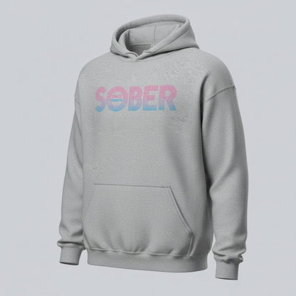 Retro Sobriety Date Recovery Hoodie fit detail (view 19)