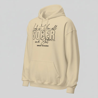 Look at You Sober Recovery Hoodie product photo (view 40)