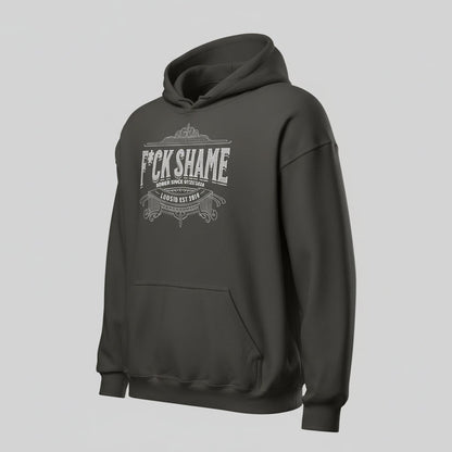 F*ck Shame Recovery Hoodie close-up view (view 12)