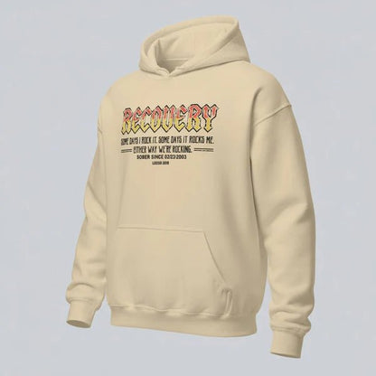 Recovery Rocks Recovery Hoodie lifestyle view (view 25)