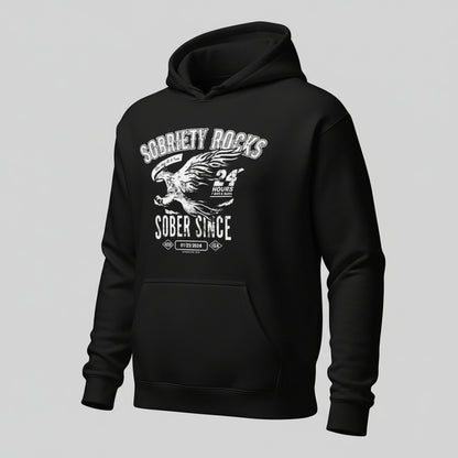 Sober Since Recovery Hoodie graphic detail (view 4)