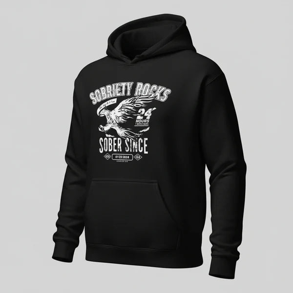 Sober Since Recovery Hoodie product photo (view 10)