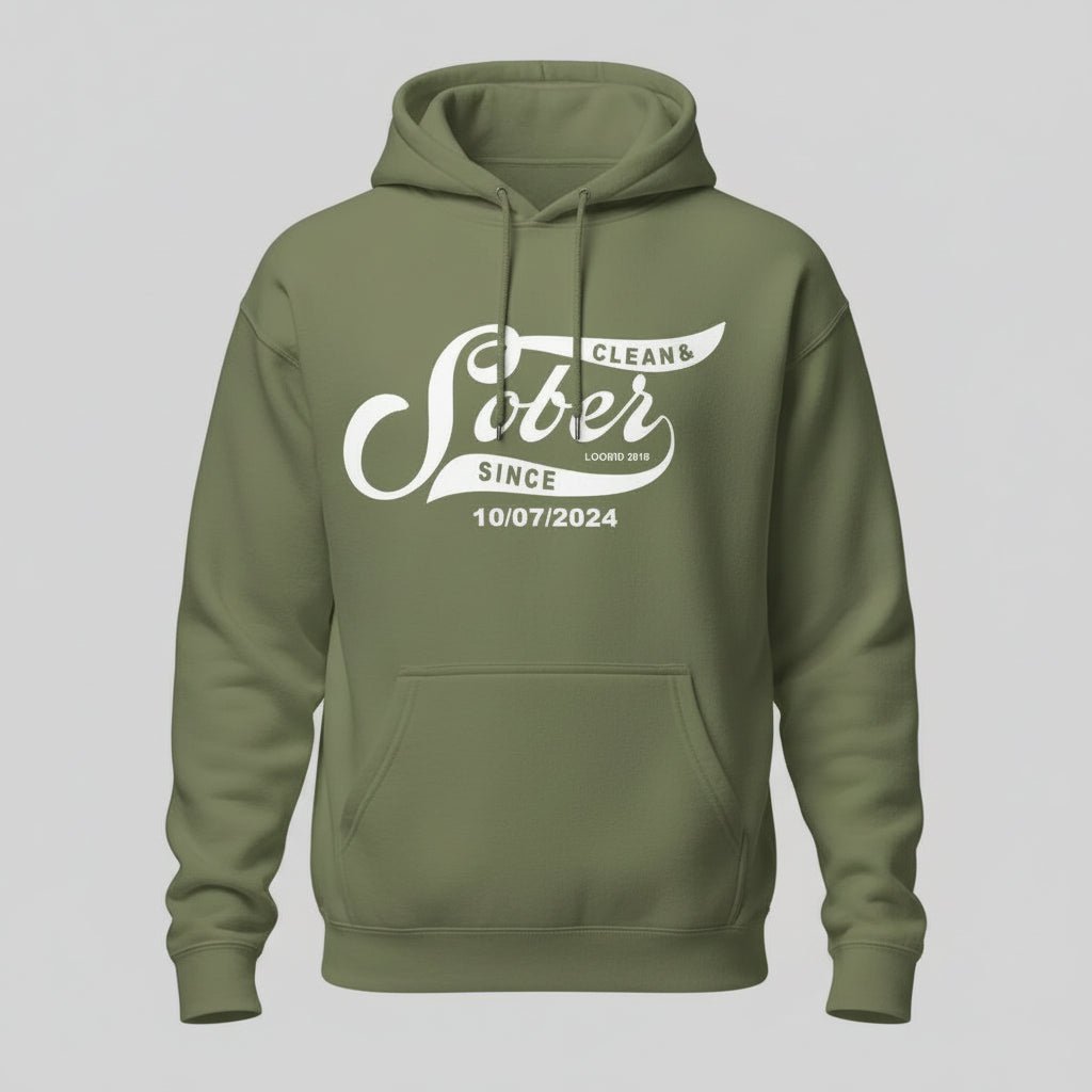Sober Since Recovery Hoodie graphic detail (view 24)