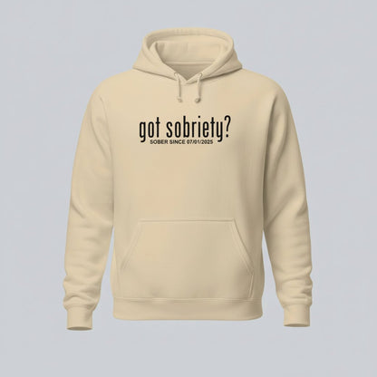 Got Sobriety Recovery Hoodie lifestyle view (view 45)