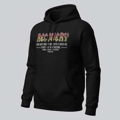 Recovery Rock Recovery Hoodie graphic detail (view 4)