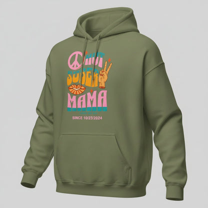 Hot Sober Mama Recovery Hoodie graphic detail (view 24)
