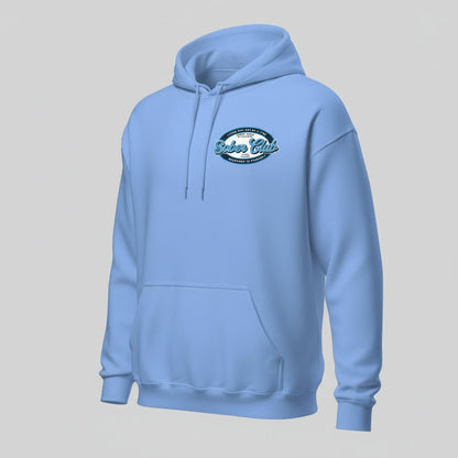 Sober Club Badge Recovery Hoodie packaging detail (view 28)