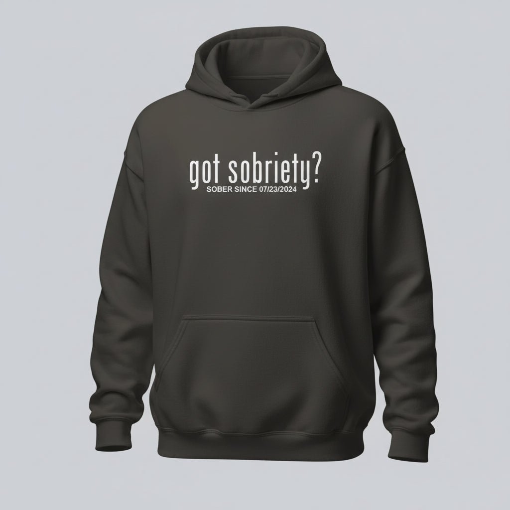 Got Sobriety Recovery Hoodie lifestyle view (view 15)