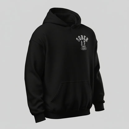 Sober AF Recovery Hoodie graphic detail (view 4)