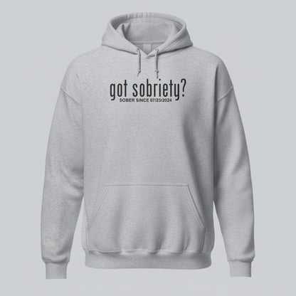Got Sobriety Recovery Hoodie back view (view 47)
