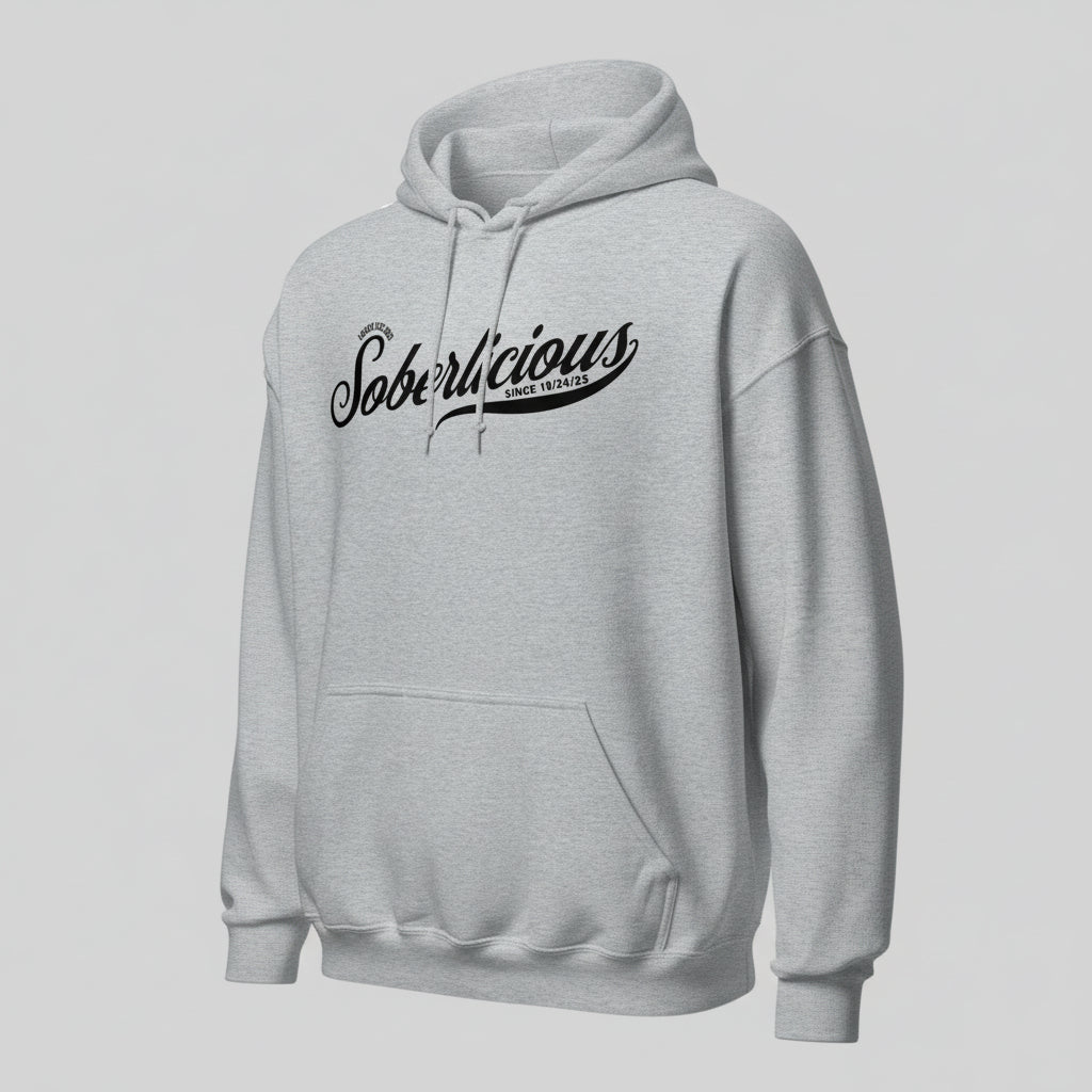 Soberlicious Recovery Hoodie back view (view 27)