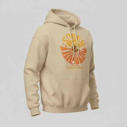 Sober & Thriving Recovery Hoodie lifestyle view (view 35)