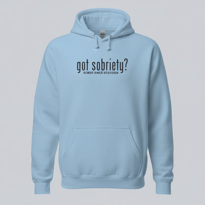 Got Sobriety Recovery Hoodie lifestyle view (view 35)