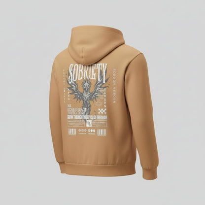 Sober Hoodie Limited Edition Recovery Hoodie graphic detail (view 4)