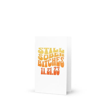 Loosid Retro Still Sober B Sobriety Gift featuring the design