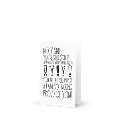 Loosid Still Sober Sobriety Gift featuring the design
