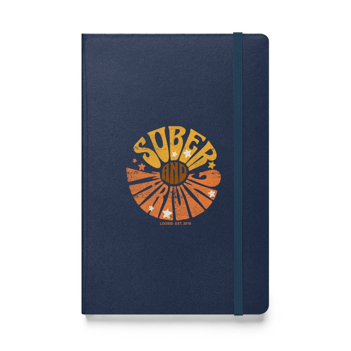 Loosid Sober and Thriving Sober Journal featuring the design
