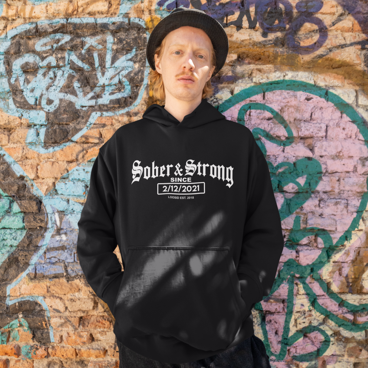 Comfortable recovery hoodie made from soft, durable fabric