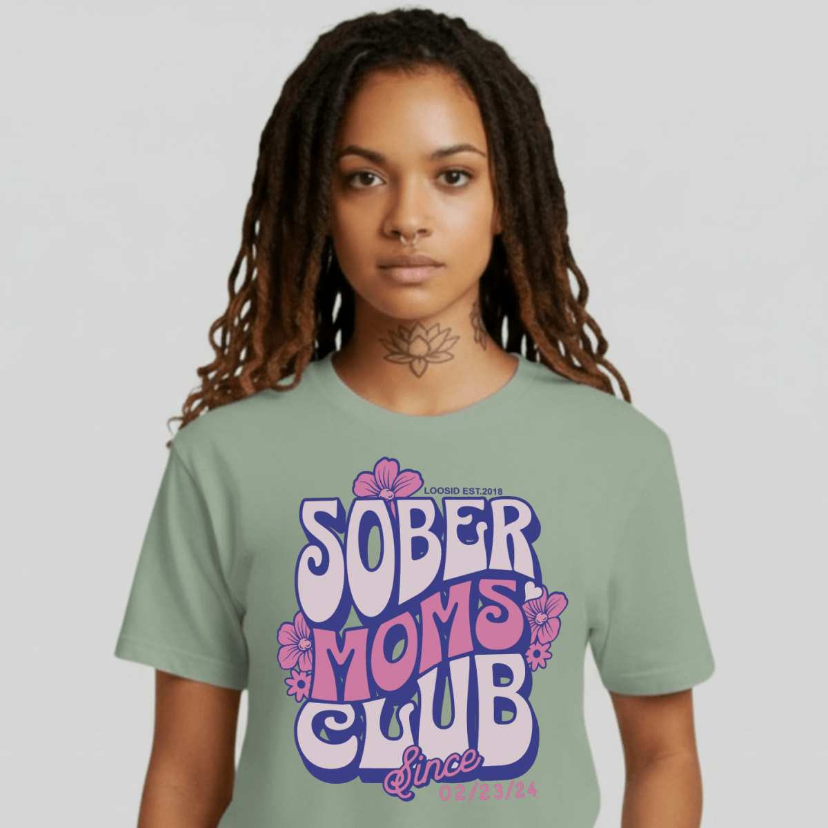 Sober Moms Sober T Shirt packaging detail (view 18)
