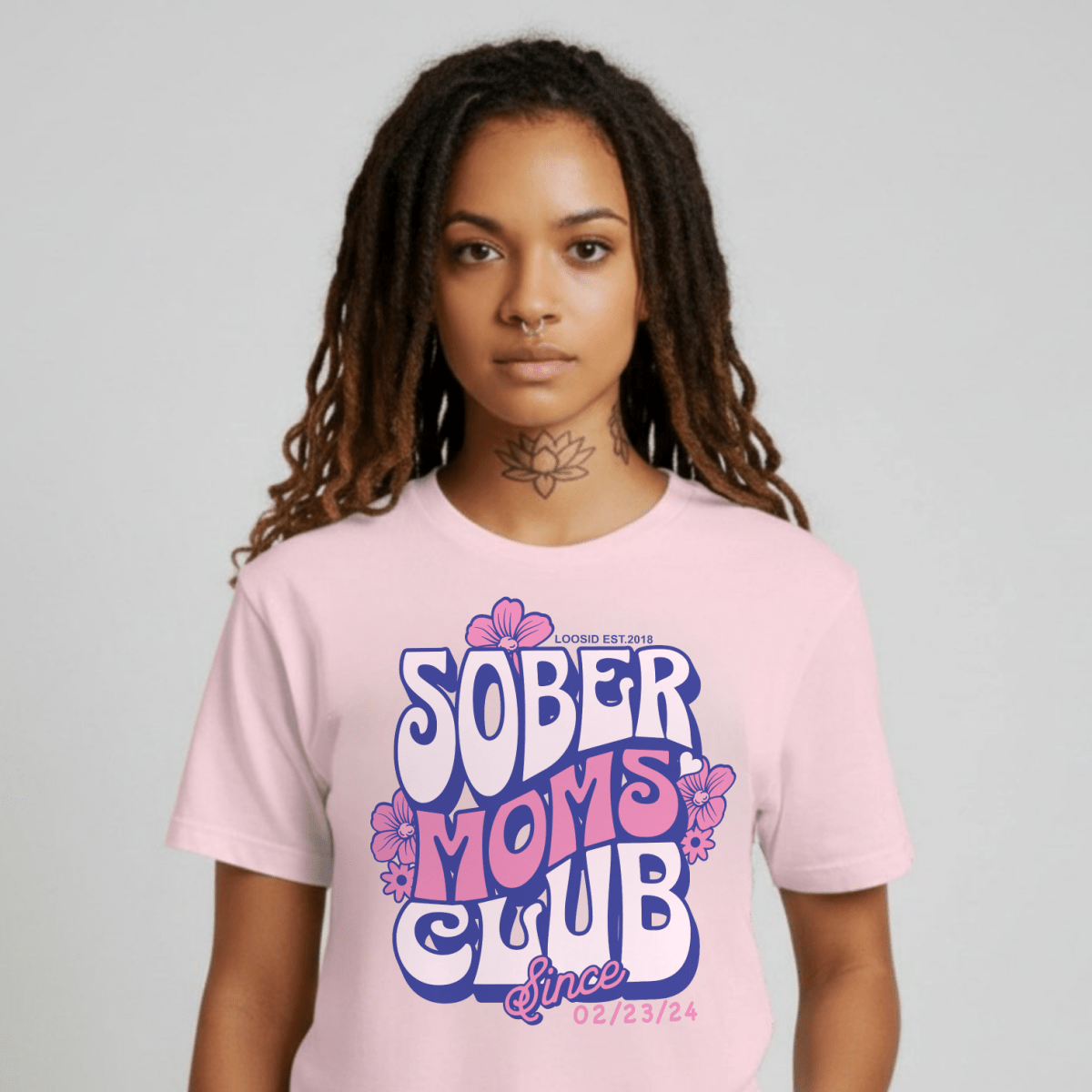 Sober Moms Sober T Shirt lifestyle view (view 15)