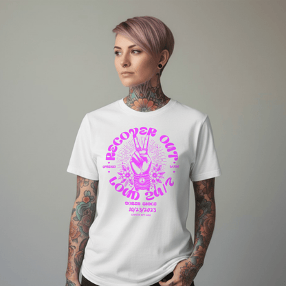 Recover Out Loud Sober T Shirt fit detail (view 9)