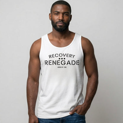 Recovery Renegade Sober Tank Top fit detail (view 19)