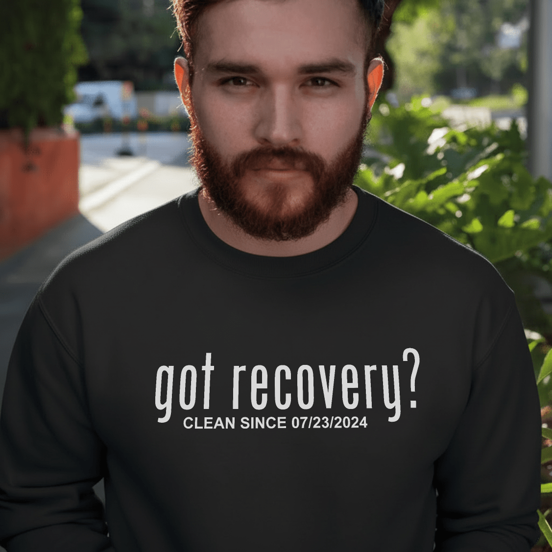 Loosid Got Recovery Long Sleeve Sober T Shirt featuring the design
