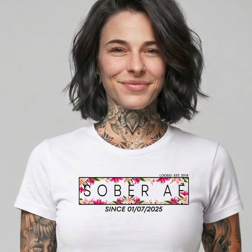Sober T Shirt | Women's Sober AF Tee