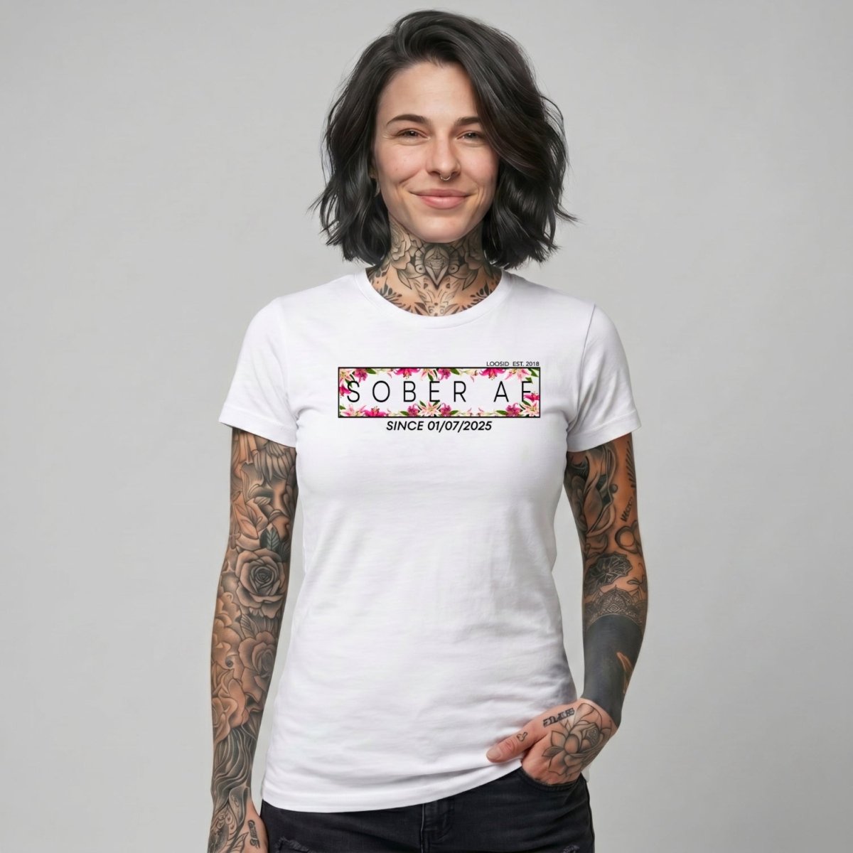 Sober T Shirt | Women's Sober AF Tee
