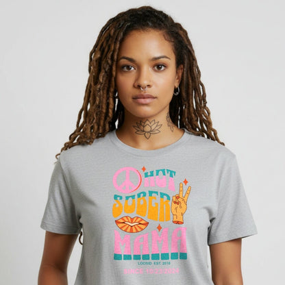 Hot Sober Mama Sober T Shirt side view (view 16)