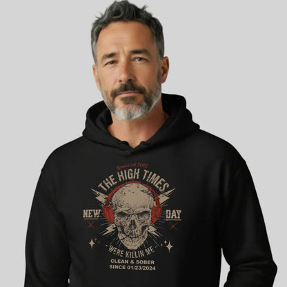 High Times Recovery Hoodie close-up view (view 2)