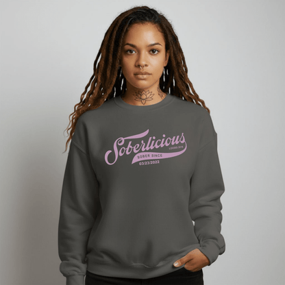 Soberlicious Recovery Hoodie close-up view (view 22)