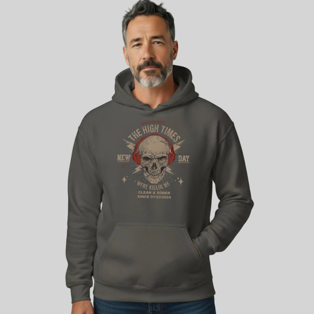 High Times Recovery Hoodie flat lay styled image (view 13)